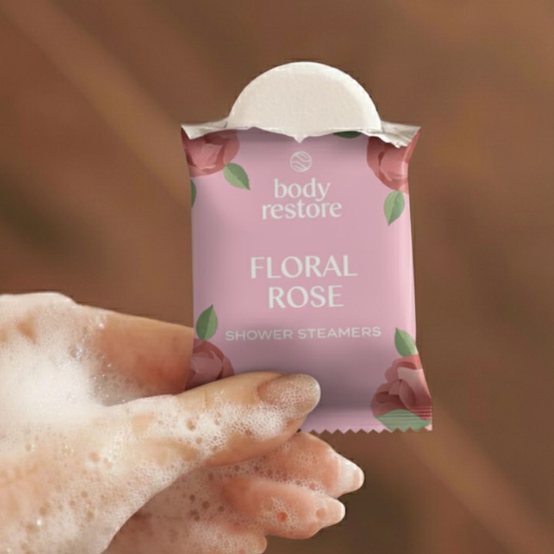 Floral Rose Shower Steamers - Giftbox 6 Pack