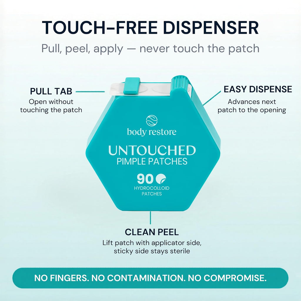 Patchs anti-imperfections - Patchs invisibles contre l’acné (90 pièces)