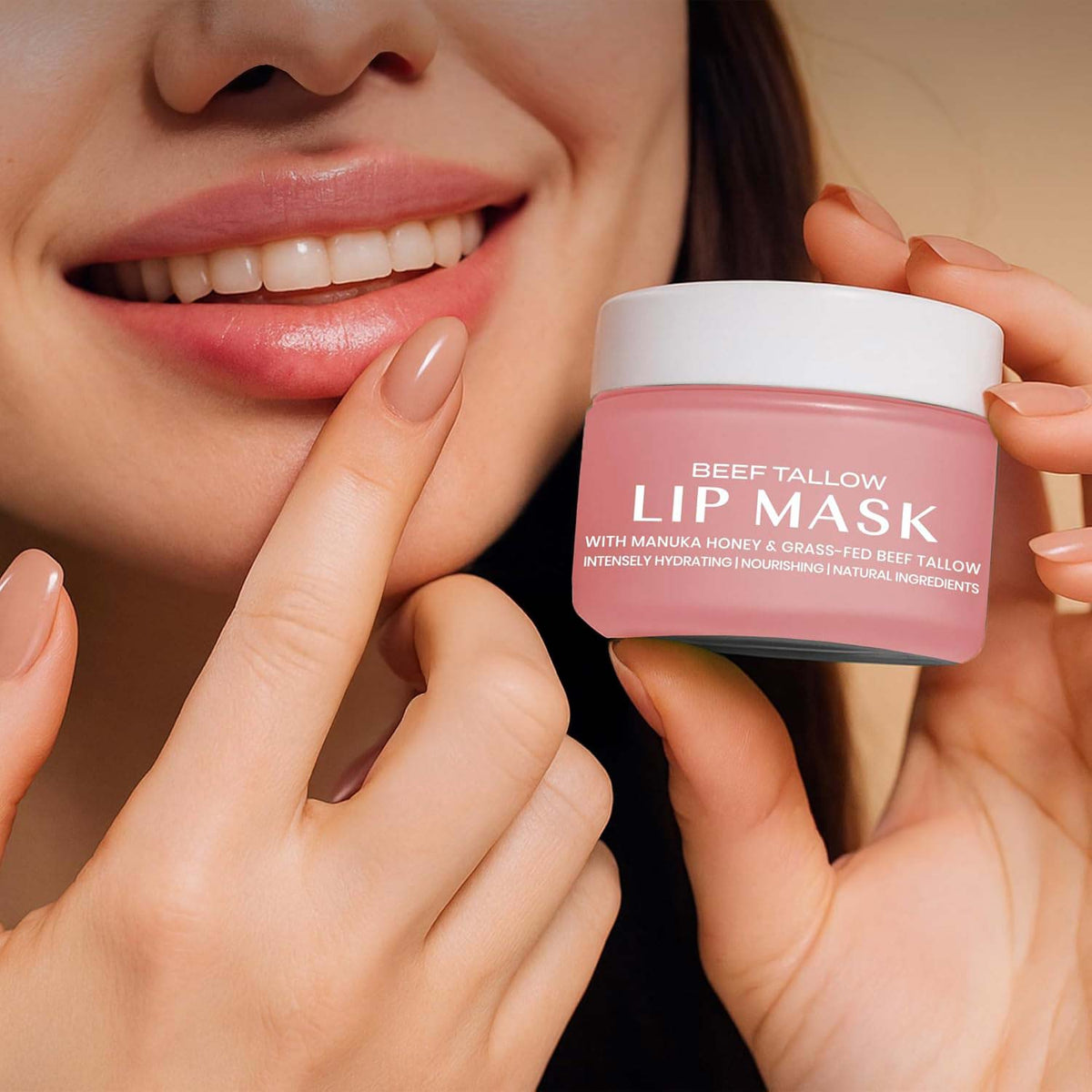 Masque à lèvres au suif de bœuf – sans parfum