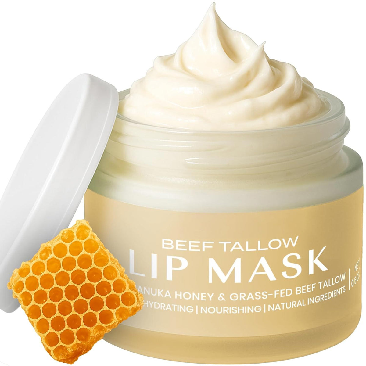 Masque à lèvres au suif de bœuf – vanille