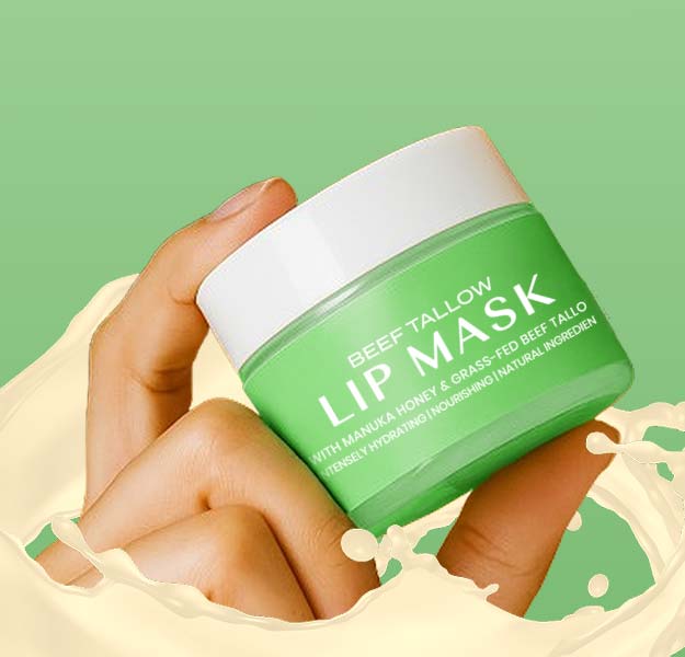 Masque à lèvres au suif de bœuf – bergamote