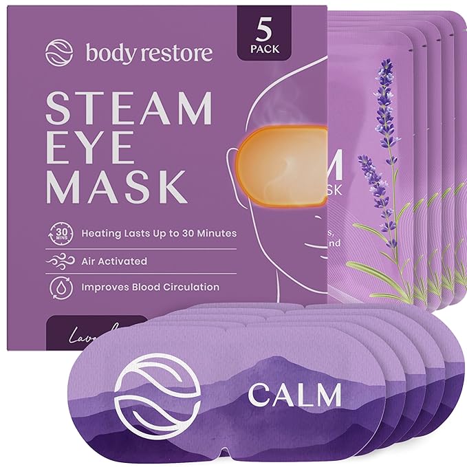 Lavendel Stoom Oogmaskers - 5 Pack