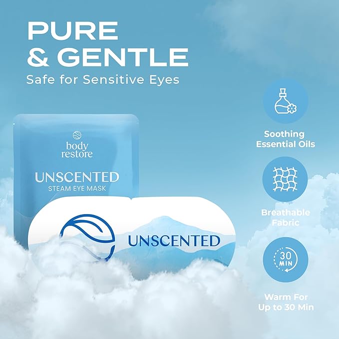 Geurloze Stoom Oogmaskers - 5 Pack