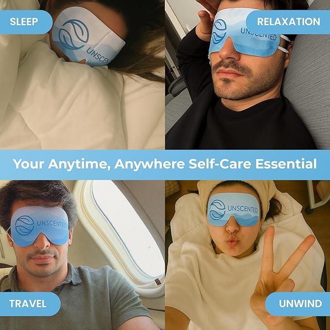 Geurloze Stoom Oogmaskers - 5 Pack