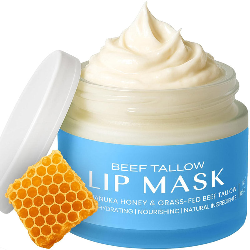 Masque à lèvres au suif de bœuf – menthe poivrée