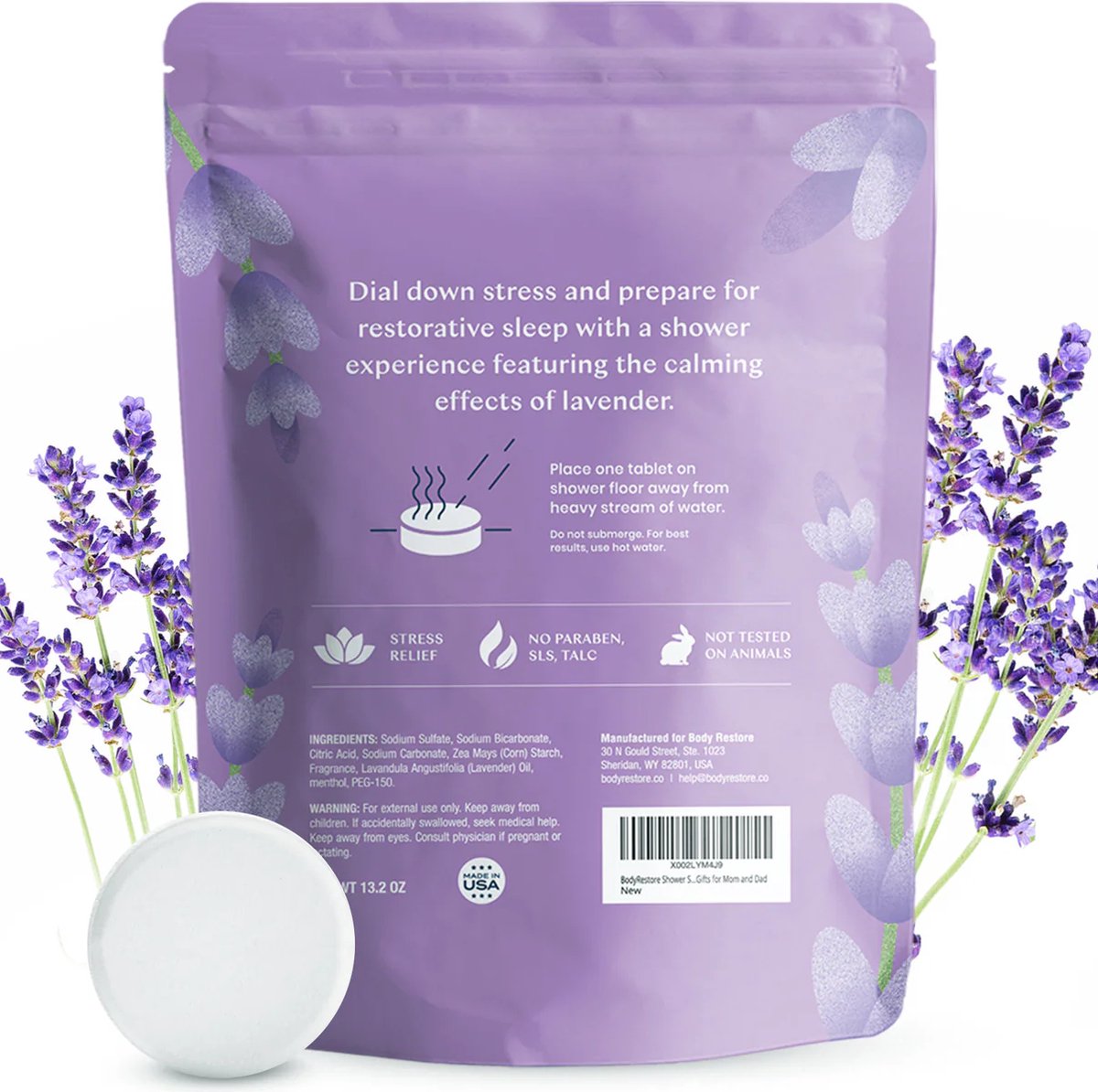 Lavendel Shower Steamers - 15 Pack