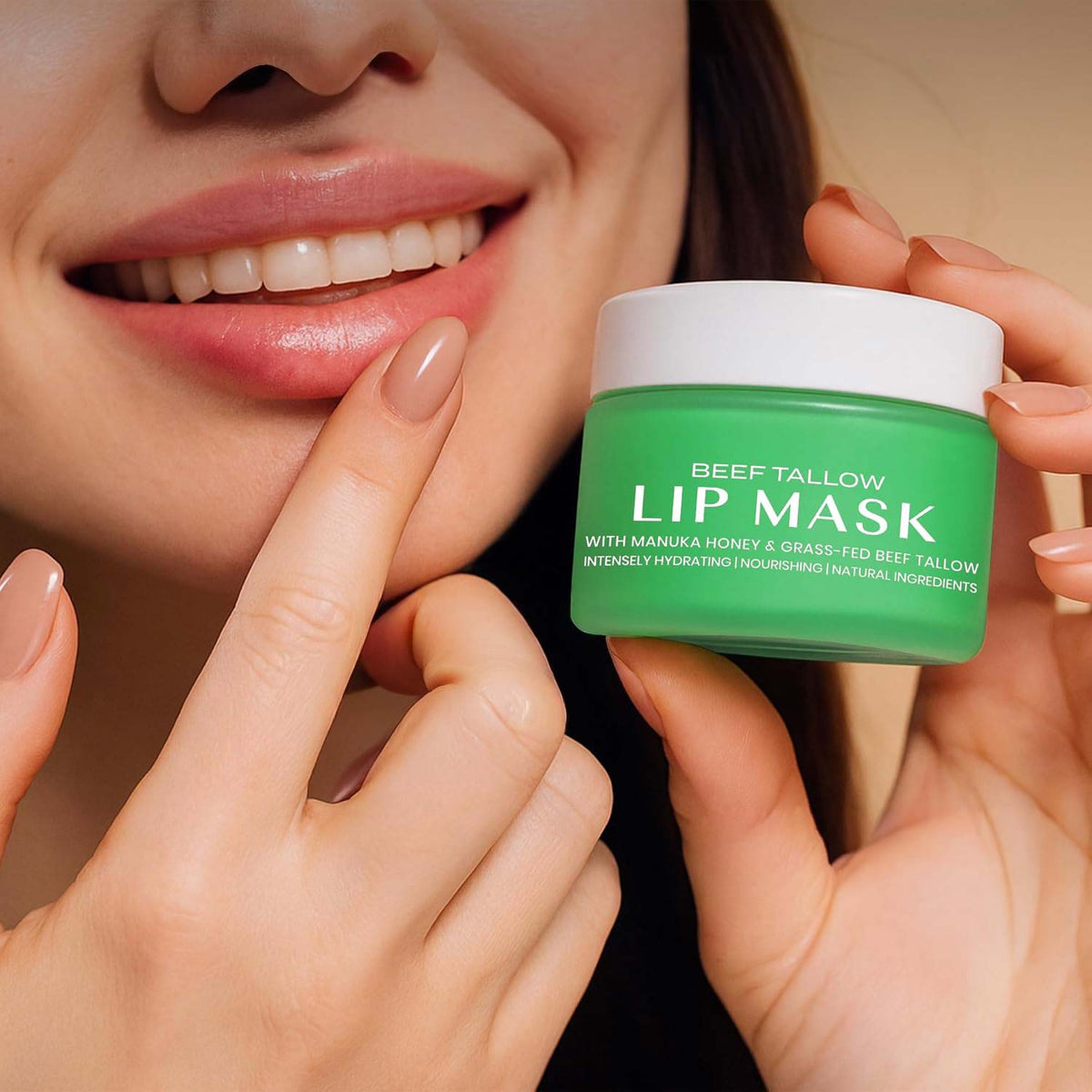 Masque à lèvres au suif de bœuf – bergamote