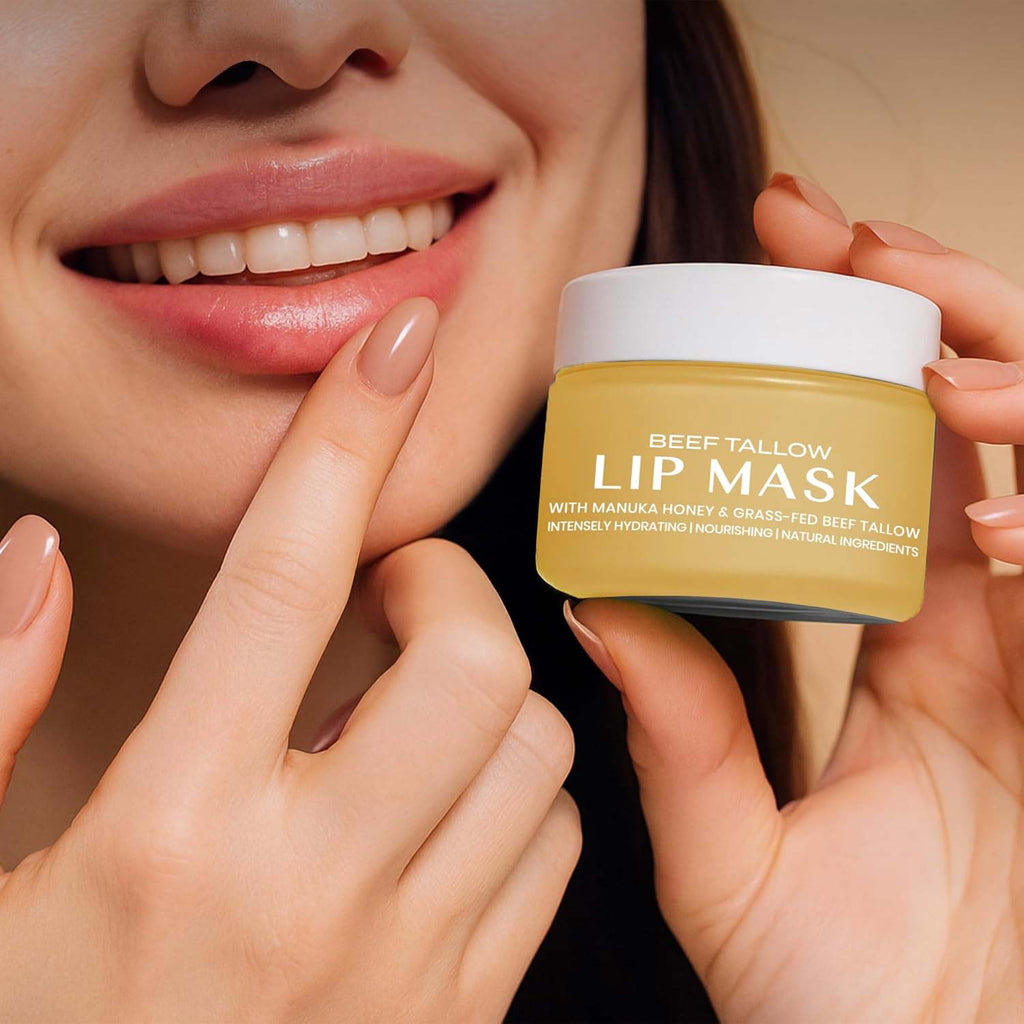 Masque à lèvres au suif de bœuf – vanille
