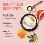 Crème au suif de bœuf - Orange Pamplemousse