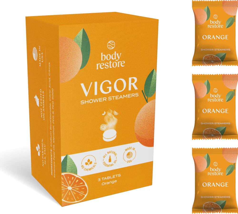 Orange Shower Steamer (3pack)