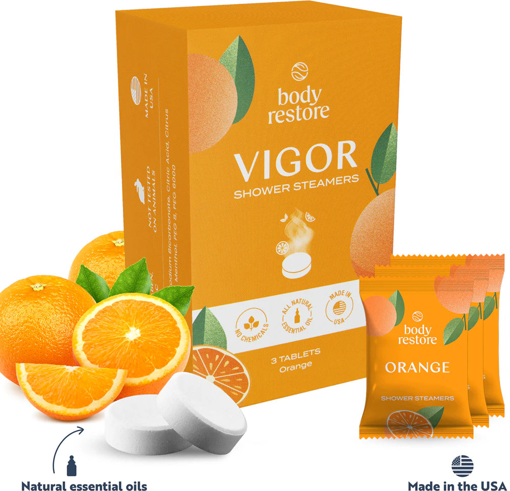 Orange Shower Steamer (3pack)