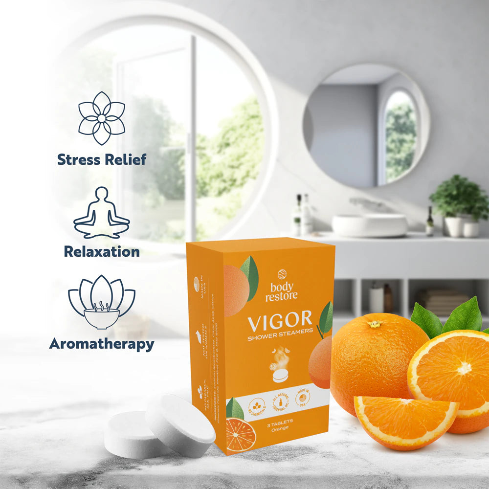 Orange Shower Steamer (3pack)